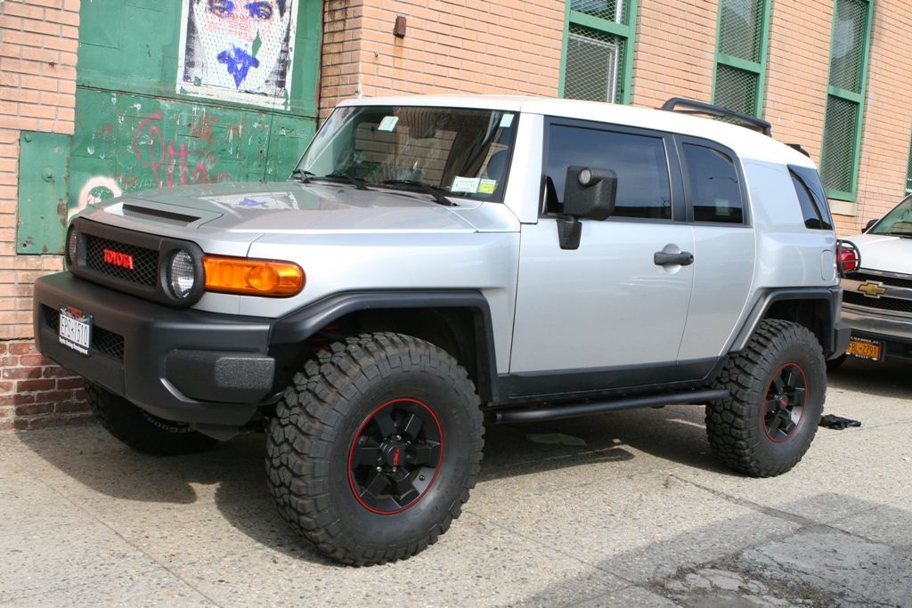 What's the biggest BFG KM2 can you use on a TRD wheel? Toyota FJ